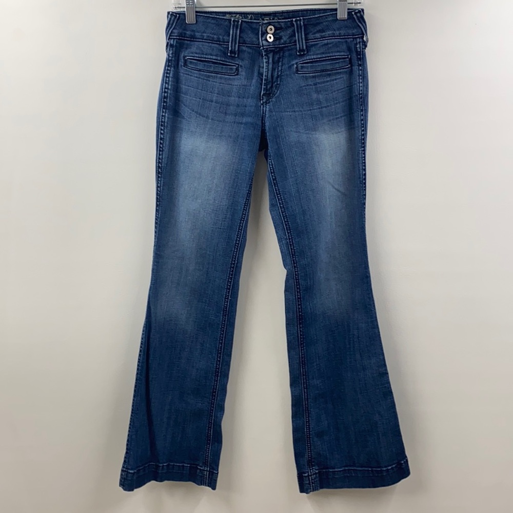 Ariat Denim Trouser Jeans Medium Wash Blue Denim Bootcut  Women’s Size 26